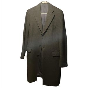Suit supply gray wool coat